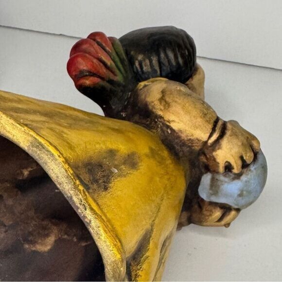 Vintage Italian Angel Figurines by Thun Bozen Hand-Painted Candle Holders MCM - Picture 4 of 12